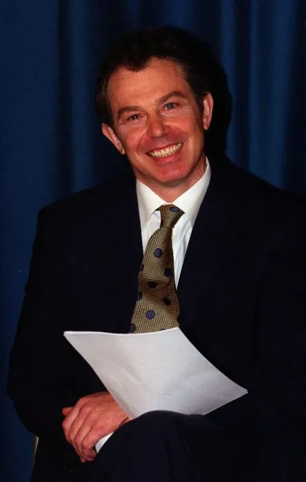 Framed Print : Tony Blair British Prime Minister at the Launch Excellence in Cities Scheme at St Framed Print : Tony Blair British Prime Minister at the Launch Excellence in Cities Scheme at St