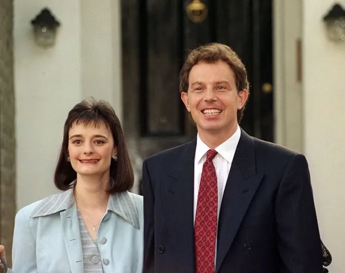 Framed Print : Tony Blair and Cherie Blair. 1994
