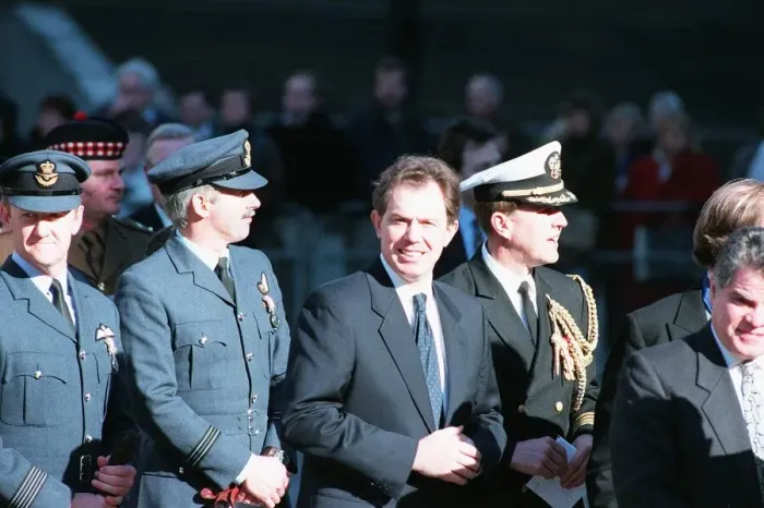 Framed Print : Tony Blair the Labour party leader at a Gulf War memorial service at St Pauls Cathedral Framed Print : Tony Blair the Labour party leader at a Gulf War memorial service at St Pauls Cathedral