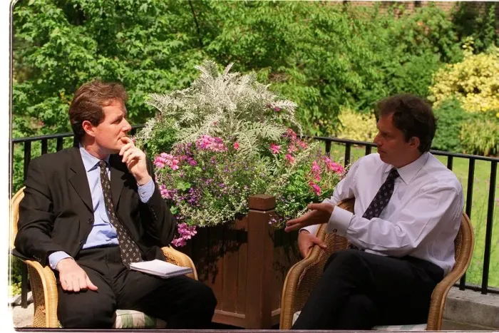 Framed Print : Tony Blair Labour Prime Minister at Number 10 August 1997 during an interview with Framed Print : Tony Blair Labour Prime Minister at Number 10 August 1997 during an interview with