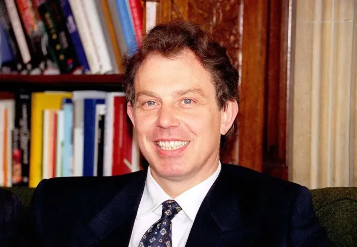 Framed Print : Tony Blair leader of the Labour Party 1995