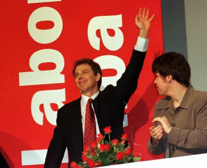 Framed Print : Tony Blair MP Labour Party Leader speaking at Scottish Labour Party Conference in Framed Print : Tony Blair MP Labour Party Leader speaking at Scottish Labour Party Conference in