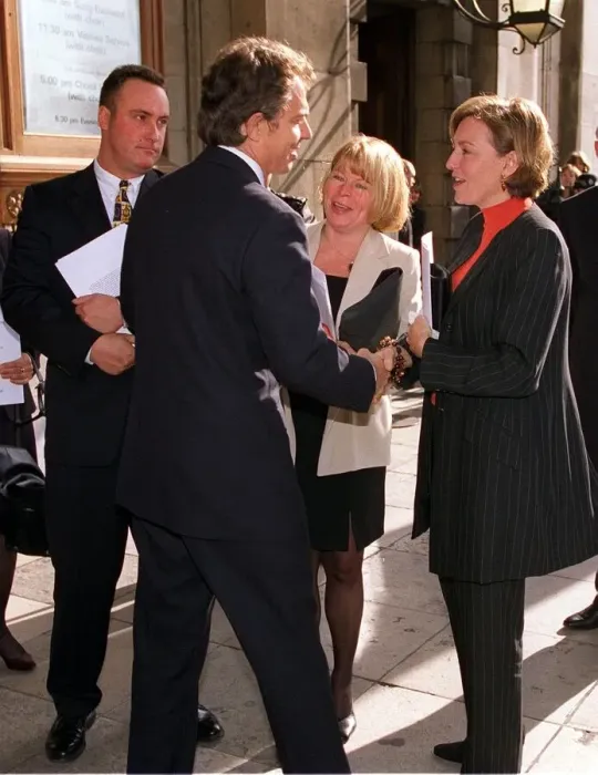 Framed Print : Tony Blair MP Prime Minister October 1998 attending the Sir David English memorial Framed Print : Tony Blair MP Prime Minister October 1998 attending the Sir David English memorial