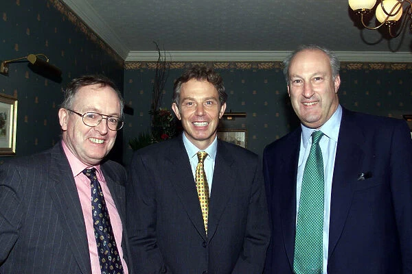 Tony Blair MP Prime Minister September 1999 with Trinity Mirror CEO Philip