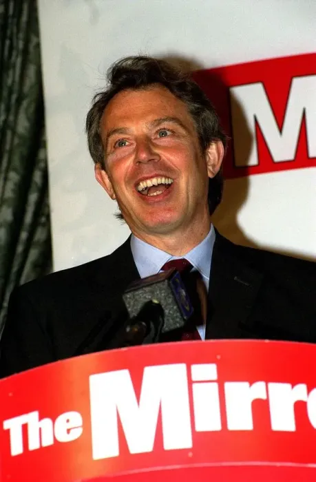 Framed Print : Tony Blair MP speaking The Mirror Pride of Britain Awards 1999 Framed Print : Tony Blair MP speaking The Mirror Pride of Britain Awards 1999