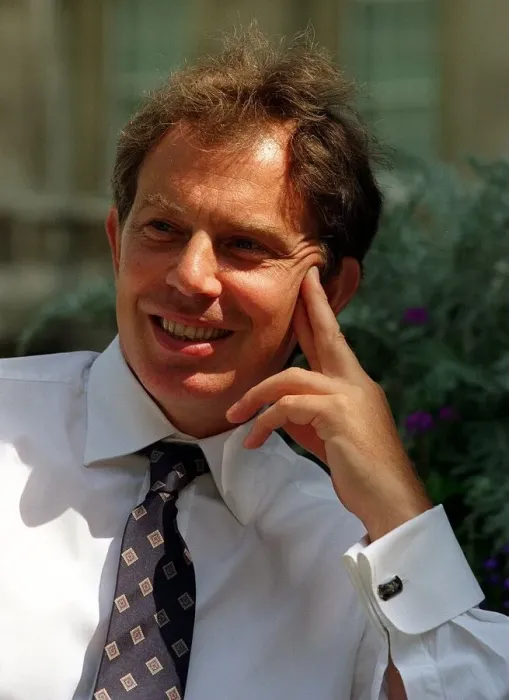 Framed Print : Tony Blair Prime Minister at Downing Street July 1997 during interview with Piers Framed Print : Tony Blair Prime Minister at Downing Street July 1997 during interview with Piers