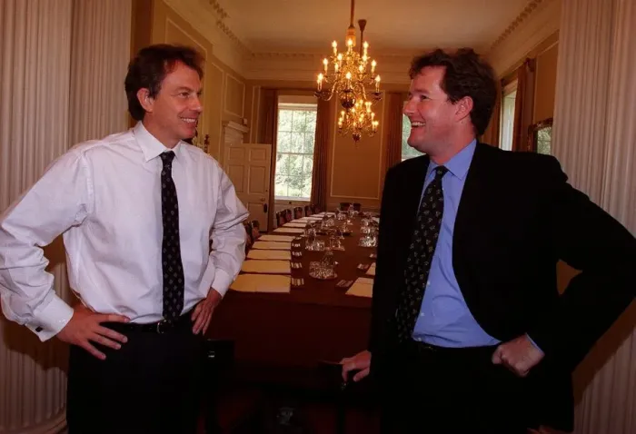 Framed Print : Tony Blair Prime Minister at Downing Street July 1997 during interview with Piers Morgan Framed Print : Tony Blair Prime Minister at Downing Street July 1997 during interview with Piers Morgan