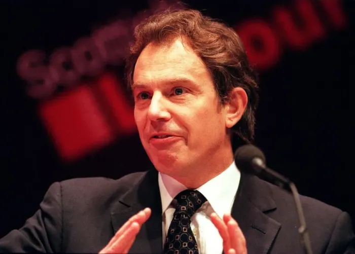 Framed Print : Tony Blair Prime Minister March 1999 at the Scottish Labour Party Conference