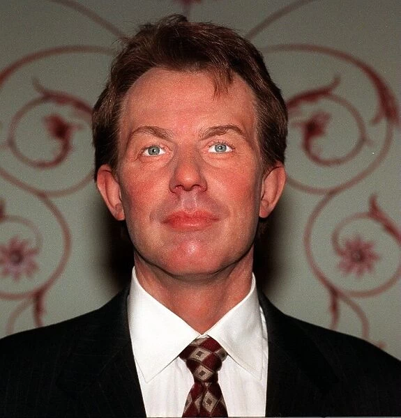Tony Blair Waxwork at Madame Tussauds January 1998
