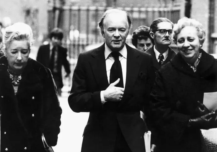 Framed Print : Tony Britton Actor attending the Peter Finch memorial service DBase Framed Print : Tony Britton Actor attending the Peter Finch memorial service DBase