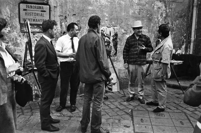 Framed Print : Tony Hancock filming The Rebel'in Paris. 11th September 1960