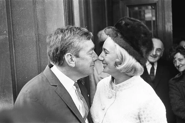 Tony Hancock wedding to Freddie Ross. 2nd December 1965