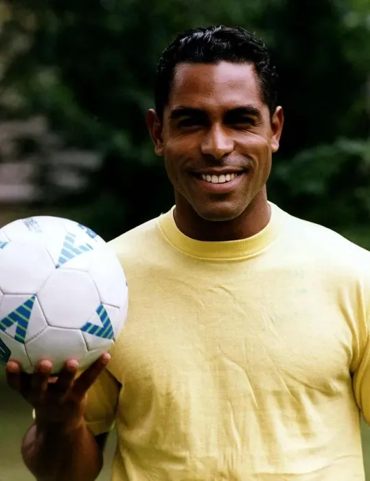 Framed Print : Tony Mills Actor Holding Football A©Mirrorpix Framed Print : Tony Mills Actor Holding Football A©Mirrorpix