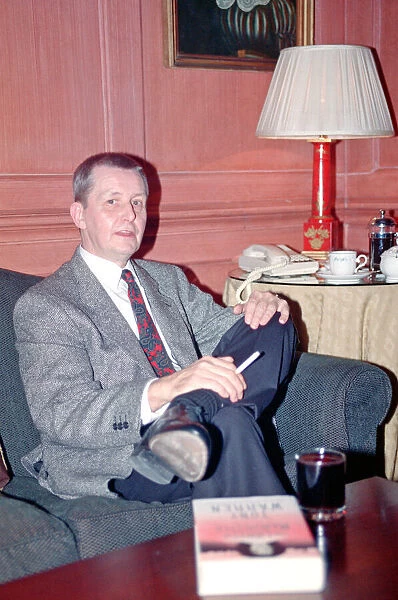 Tony Warren, creator of Coronation Street, pictured at home in 1991