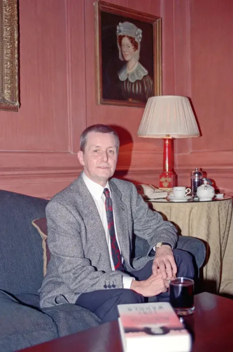Framed Print : Tony Warren, creator of Coronation Street, pictured at home in 1991 Framed Print : Tony Warren, creator of Coronation Street, pictured at home in 1991