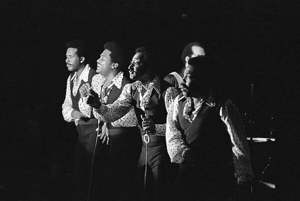 The Four Tops performing at Fiesta. Circa 1973