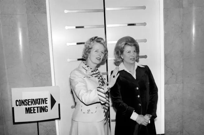 Framed Print : Tory Peers and M. Ps. at Europa Hotel to acclaim Mrs. Margaret Thatcher as leader of party Framed Print : Tory Peers and M. Ps. at Europa Hotel to acclaim Mrs. Margaret Thatcher as leader of party