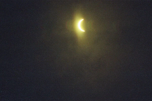 The total solar eclipse seen from the Civic Centre, Reading. 11th August 1999