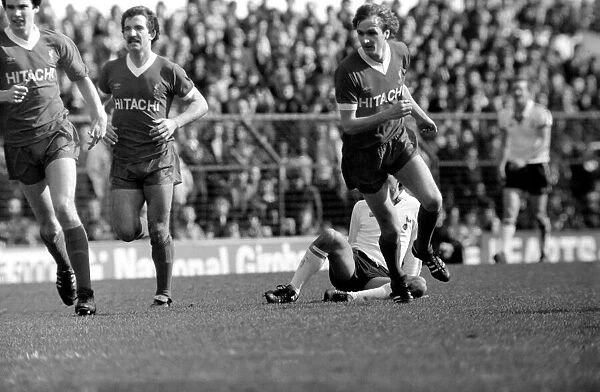 Tottenham Hotspur 2 v. Liverpool 0. March 1980 LF02-18-135 Local Caption Division