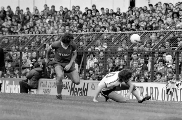 Framed Print : Tottenham Hotspur 2 v. Liverpool 0. March 1980 LF02-18-032 Local Caption Division