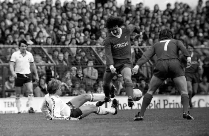 Framed Print : Tottenham Hotspur 2 v. Liverpool 0. March 1980 LF02-18-088 Local Caption Division Framed Print : Tottenham Hotspur 2 v. Liverpool 0. March 1980 LF02-18-088 Local Caption Division