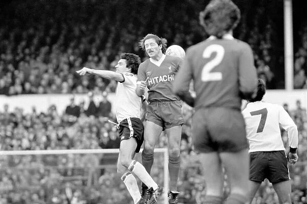 Tottenham Hotspur 2 v. Liverpool 0. March 1980 LF02-18-066 Local Caption Division
