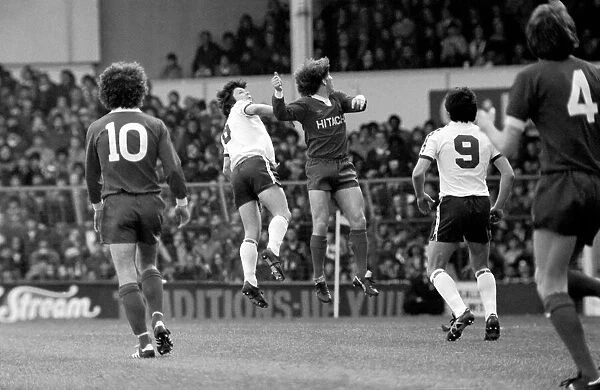 Tottenham Hotspur 2 v. Liverpool 0. March 1980 LF02-18-115 Local Caption Division