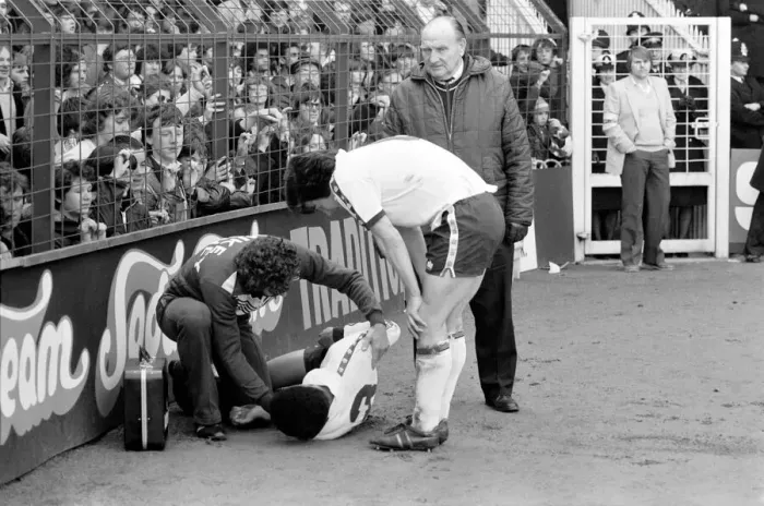 Framed Print : Tottenham Hotspur 2 v. Liverpool 0. March 1980 LF02-18-154 Local Caption Division