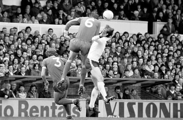 Tottenham Hotspur 2 v. Liverpool 0. March 1980 LF02-18-067 Local Caption Division