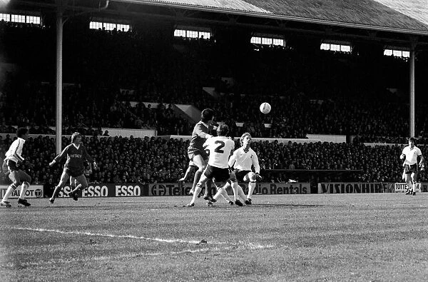Tottenham Hotspur 2 v. Liverpool 0. March 1980 LF02-18-096 Local Caption Division