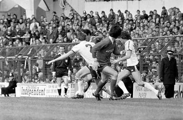 Tottenham Hotspur 2 v. Liverpool 0. March 1980 LF02-18-072 Local Caption Division