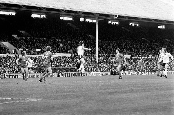 Tottenham Hotspur 2 v. Liverpool 0. March 1980 LF02-18-149 Local Caption Division