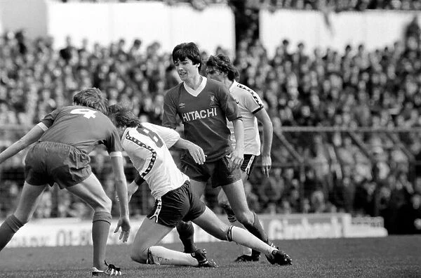 Tottenham Hotspur 2 v. Liverpool 0. March 1980 LF02-18-057 Local Caption Division