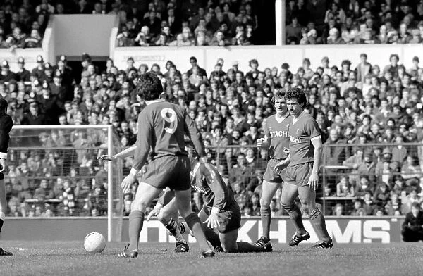 Tottenham Hotspur 2 v. Liverpool 0. March 1980 LF02-18-015 Local Caption Division