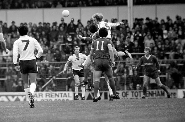 Tottenham Hotspur 2 v. Liverpool 0. March 1980 LF02-18-110 Local Caption Division