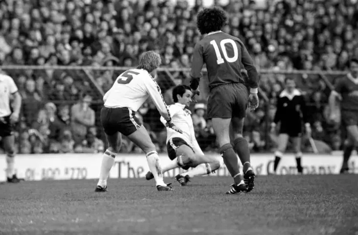 Framed Print : Tottenham Hotspur 2 v. Liverpool 0. March 1980 LF02-18-087 Local Caption Division Framed Print : Tottenham Hotspur 2 v. Liverpool 0. March 1980 LF02-18-087 Local Caption Division