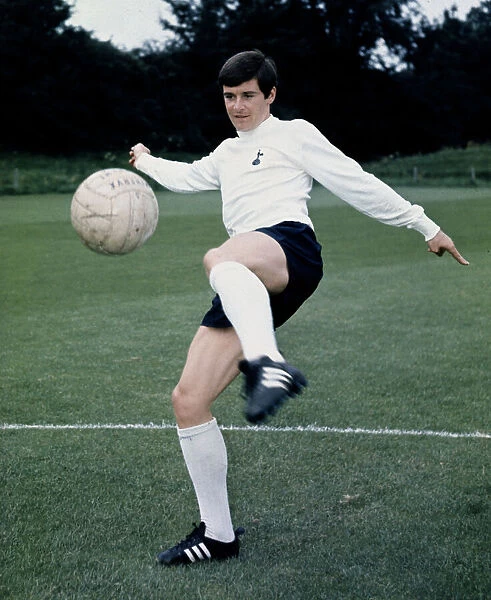 Tottenham Hotspur footballer Cyril Knowles during training July 1968