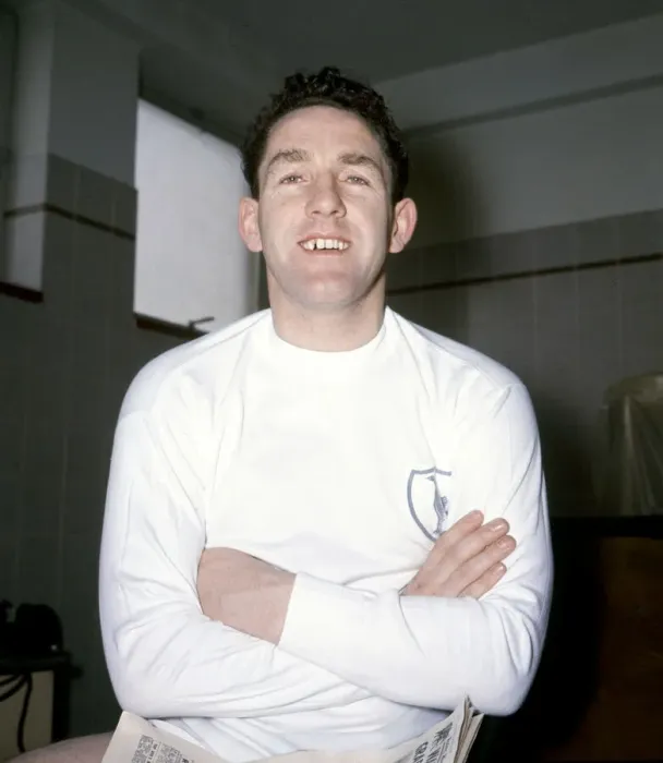 Framed Print : Tottenham Hotspur footballer Dave Mackay March 1964 Framed Print : Tottenham Hotspur footballer Dave Mackay March 1964