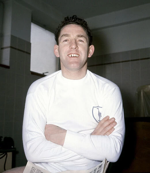 Tottenham Hotspur footballer Dave Mackay March 1964