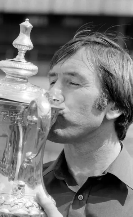 Framed Print : Tottenham Hotspur manager Keith Burkinshaw kisses the FA Cup. 15th May 1981 Framed Print : Tottenham Hotspur manager Keith Burkinshaw kisses the FA Cup. 15th May 1981