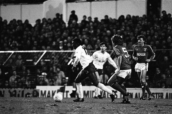 Tottenham Hotspur v Ipswich Town league match at White Hart Lane January 1984