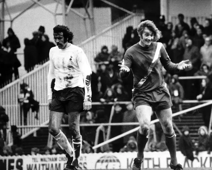 Framed Print : Tottenham Hotspur v Manchester City League match at White Hart Lane 10th February 1973