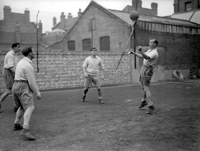 Framed Print : Tottenham Hotspurs Football Players July 1950 Pictured during training session Framed Print : Tottenham Hotspurs Football Players July 1950 Pictured during training session