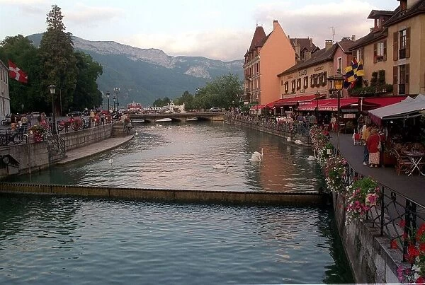 Town of Annecy France near Geneva