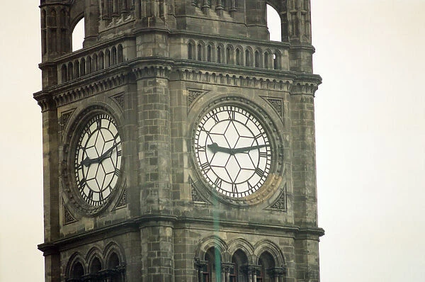 Town Hall Clock Middlesbrough, 13th February 1993