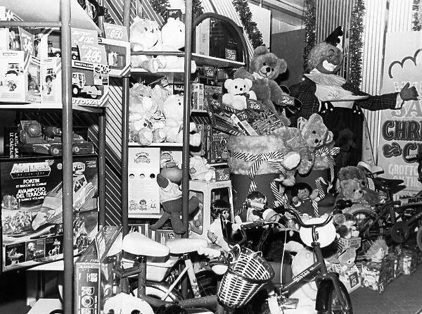 The toy department at the Co-Op store in East Street, Derby in the build up to Christmas