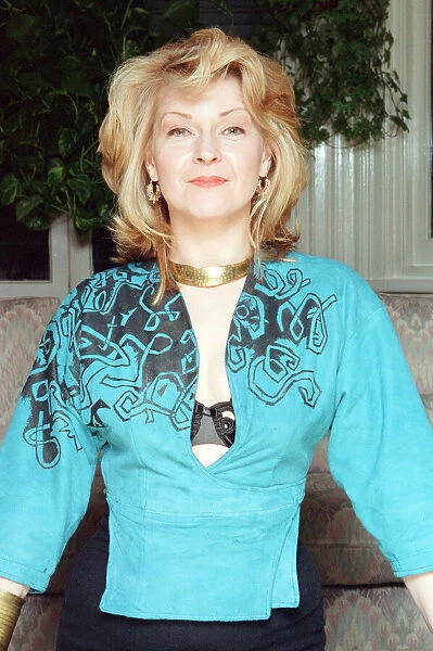 Toyah Willcox, British Singer, pictured at home, January 1996