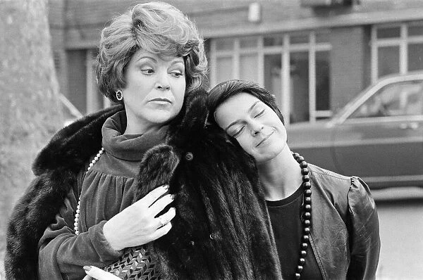 Toyah Willcox and Prunella Scales, stars of 'Movie Queen'. 6th April 1984