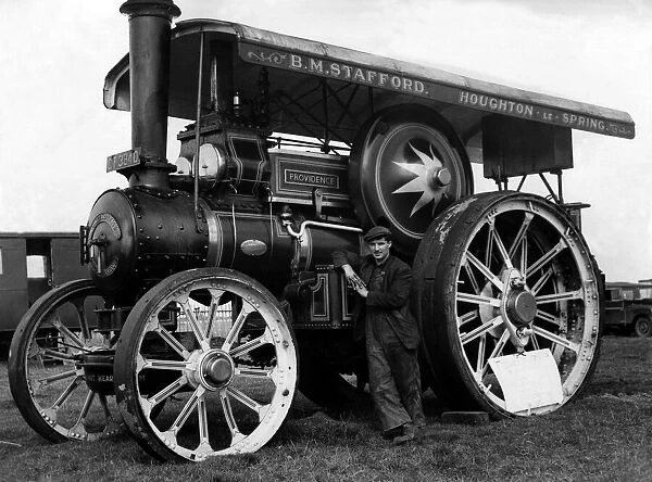 The traction engine Providence on 19th August 1965