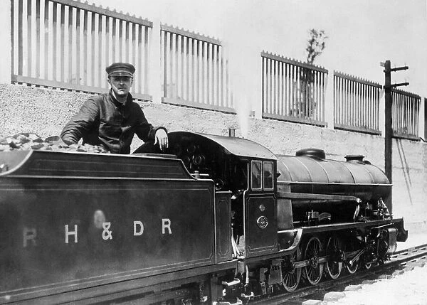 A train driver on the the Romney, Hythe & Dymchurch 13